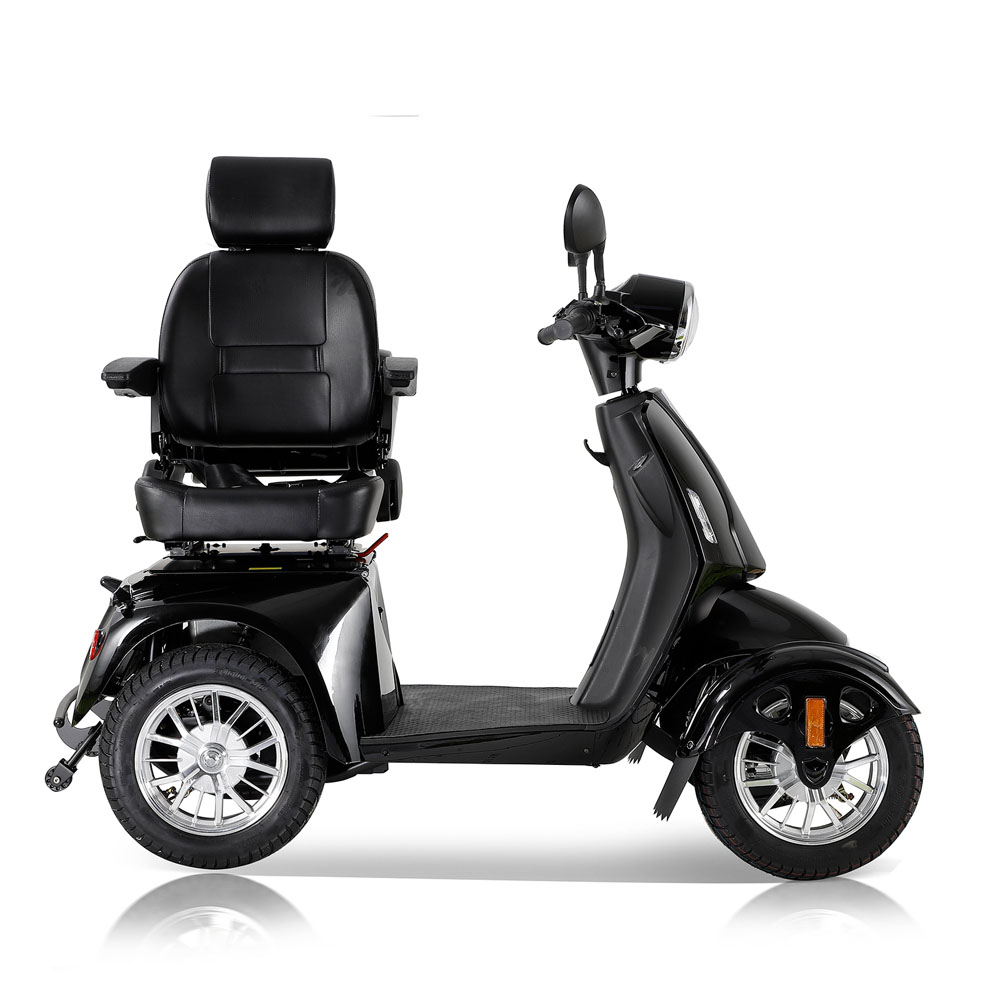 ZVGREEN AFD2D-4L HHZ Black Electric 4-Wheel Mobility Scooter